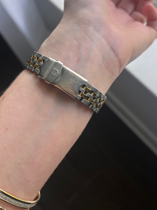 two tone vintage Tag Heuer bracelet watch main image 15